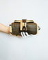 Shearling East West Handbag, top view